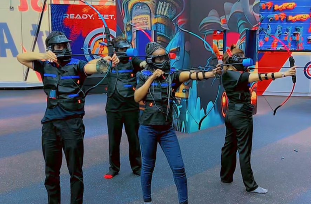 Foam-tipped combat archery -perfect for group plays
